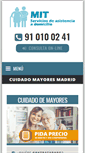 Mobile Screenshot of cuidadomayoresmadrid.net
